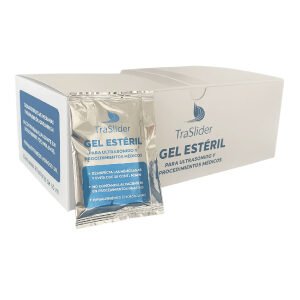 Caja de 40 sobres gel estéril (30ml) para ultrasonido y procedimientos médicos invasivos
