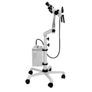 Colposcopio  binocular con brazo recto